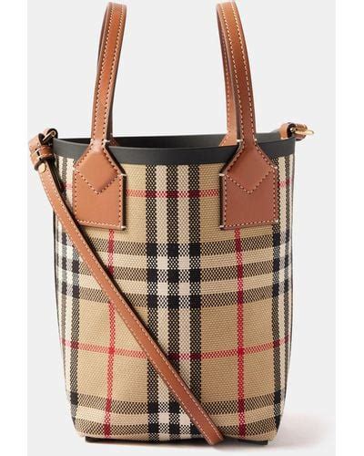 burberry bags outlet london|burberry checked canvas tote bag.